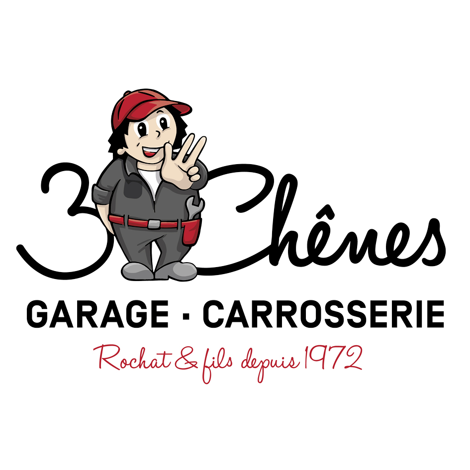 Logo 3 Chênes Garage - Carrosserie